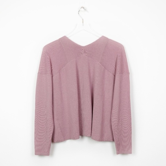 Helmut Lang Drop Shoulder Blush Pink 100% Wool Sweater - Picture 7 of 9